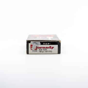 308 WINCHESTER ammunition 168 grain TAP (Hornady, QTY 20)
