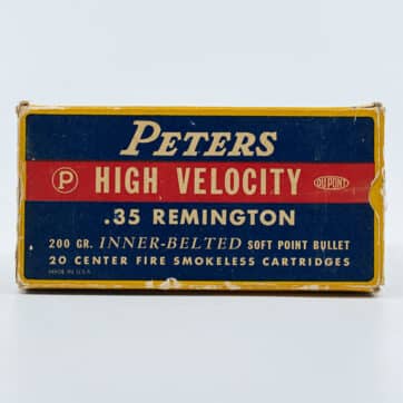 Peters 35 Remington #3589 box fron